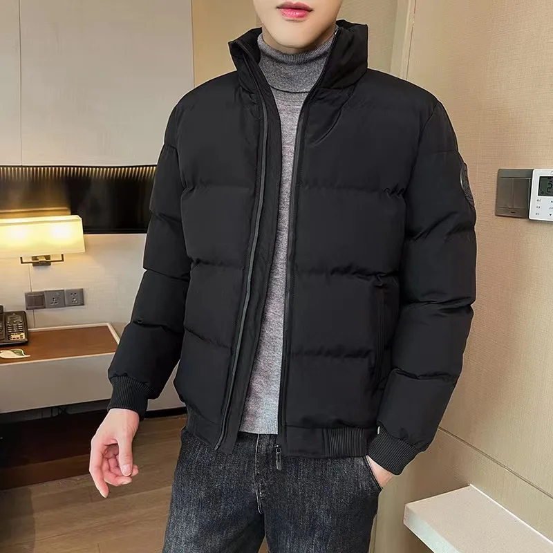 남성용 두꺼운 스포츠 코튼 코트, 스탠드 칼라 가디건, 야외 패딩 재킷, 캐주얼 재킷, 따뜻한 코트, 가을, 겨울, 2024 신상