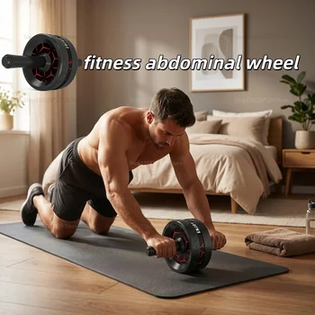 Abdominal Roller, Abdominal Exercise Equipment for Abdominal and Core Strength Training, Home Fitness Wheel for Men and Women 1