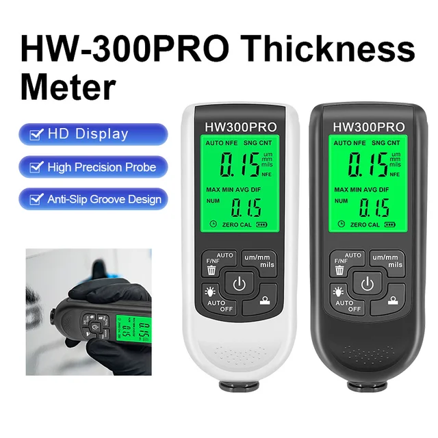 HW-300PRO Digital Car Coating Paint Thickness Gauge: A Must-Have Tool for Car Enthusiasts