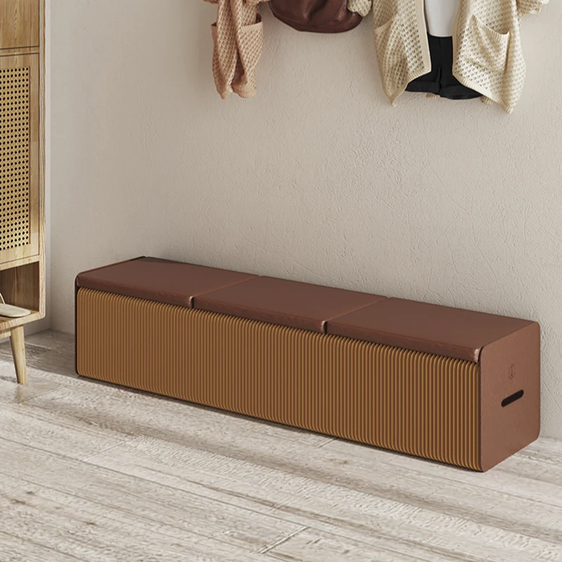 Folding Kraft Paper Stool, Creative Folding Stool, Telescopic Paper Bench, Shop Sofa Home Leisure Chair, Modern Furniture