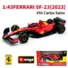 Bburago 1:43 Mercedes-AMG W14 W15 #44 #63 Racing Formula Car Static Simulation Diecast Alloy Model Car 2