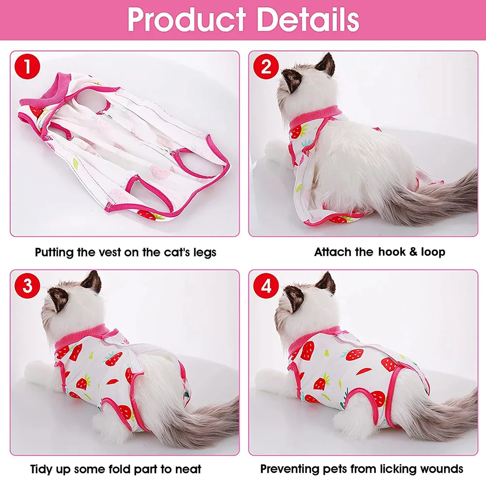 Soft Cat Dog Surgery Clothes Medical Pet Surgical Suit Dog Shirt