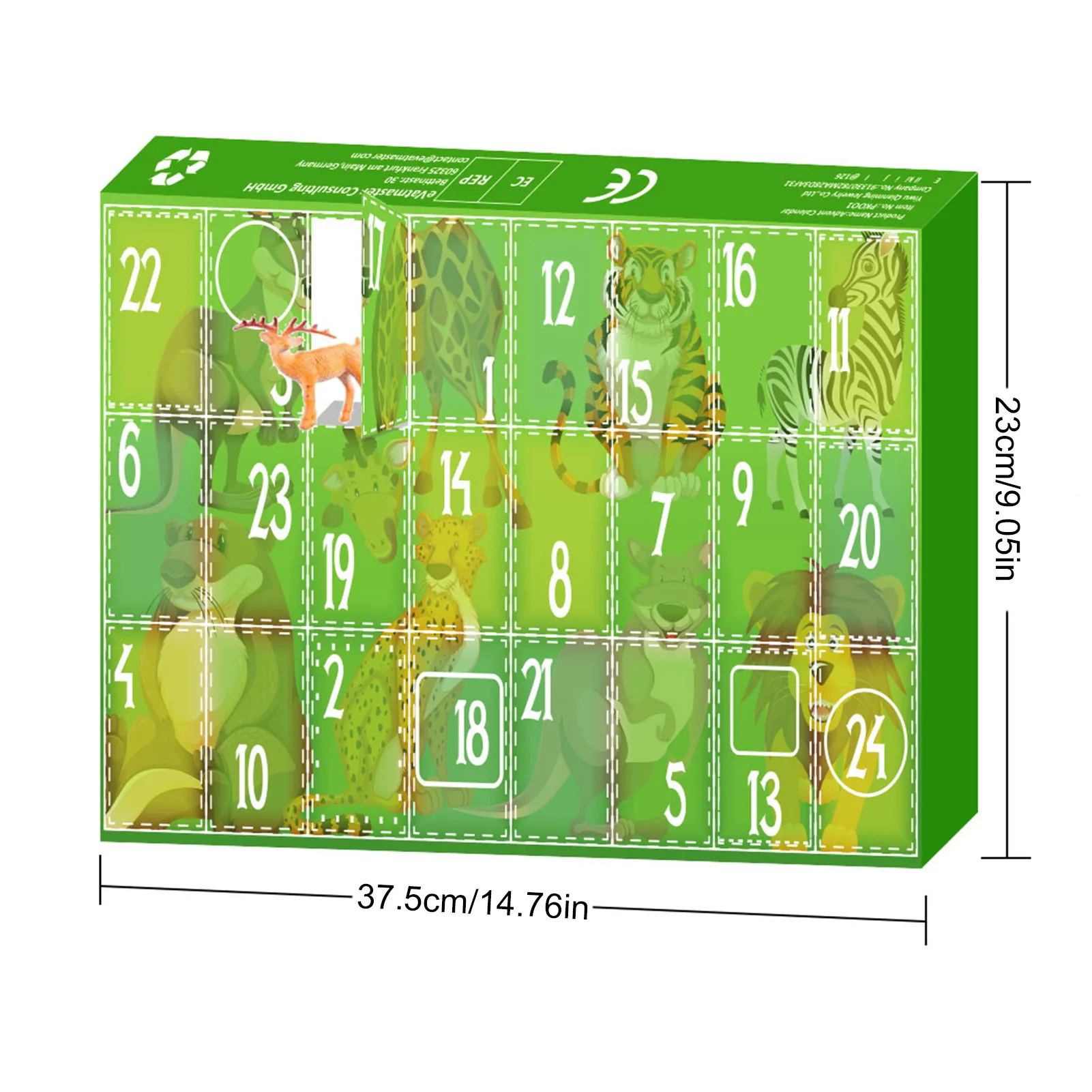 Christmas Countdown Calendar Christmas Advent Calendar Advent Calendar Animal Toys Mini Figurines Pack