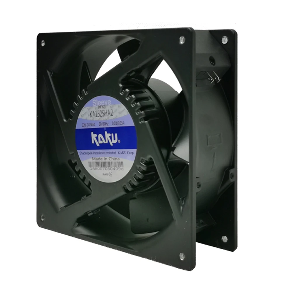 KA1525HA1 KA1525HA2 KA1525HA3 15CM 방수 배기팬 전체 금속 AC110V 220V 380V 냉각팬