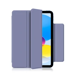 Premium Magnetic Smart Cover for iPad and Tablet Devices - Enhanced Protection and Style (Violet)