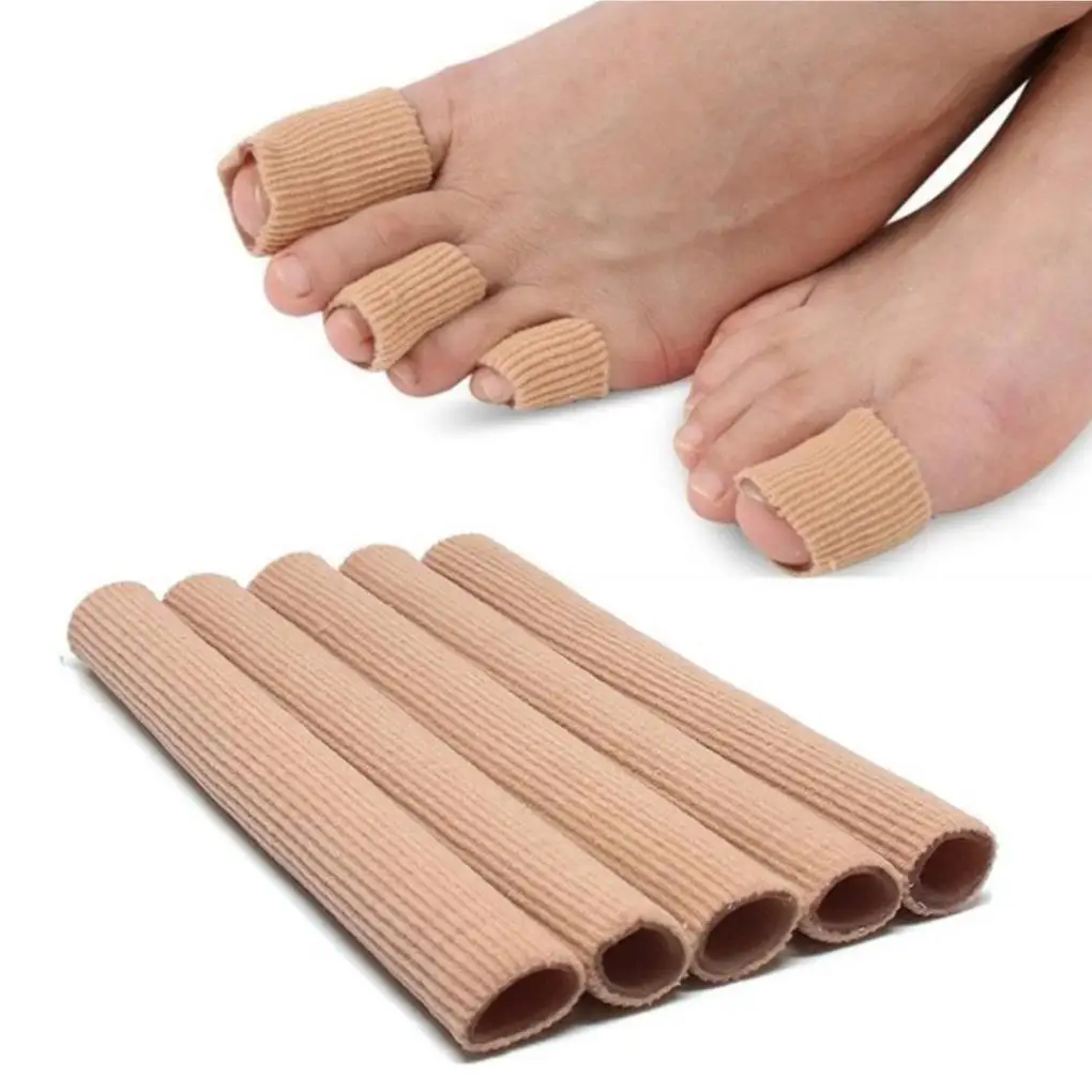 

5X Toe Separator Bunion Corrector Cushion Tube Professional Fingers Protector