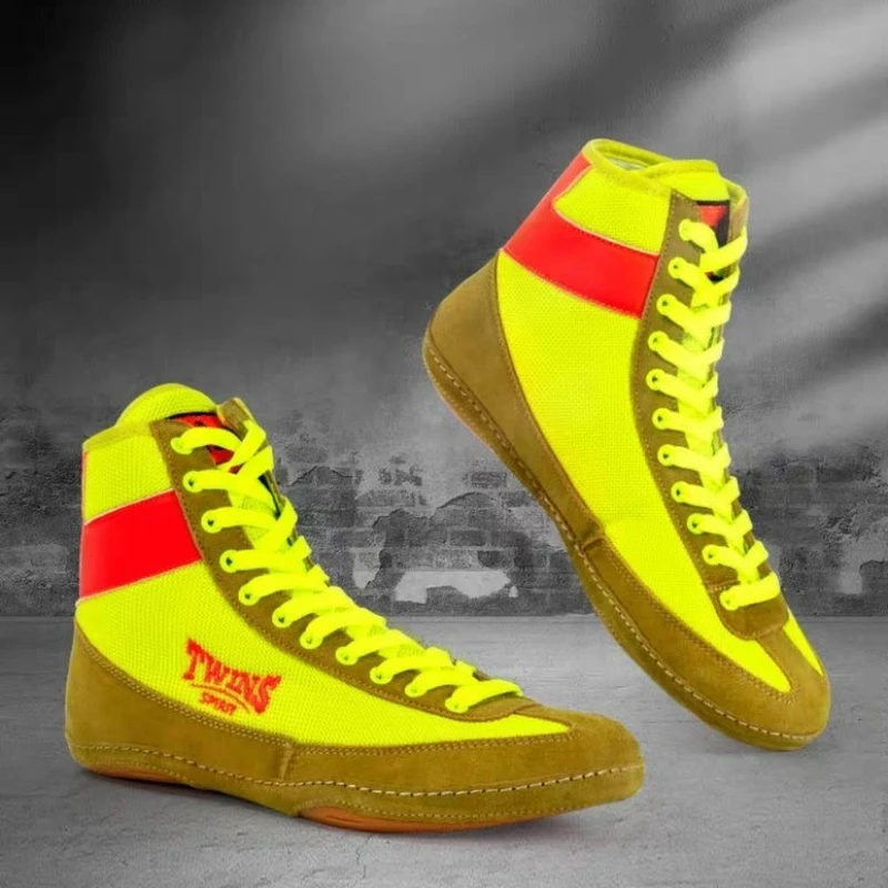 Men Women Wrestling Shoes Competition Sport Fighting Shoes Unisex Brand Designer Boxing Sport Shoe Youth Training Shoe