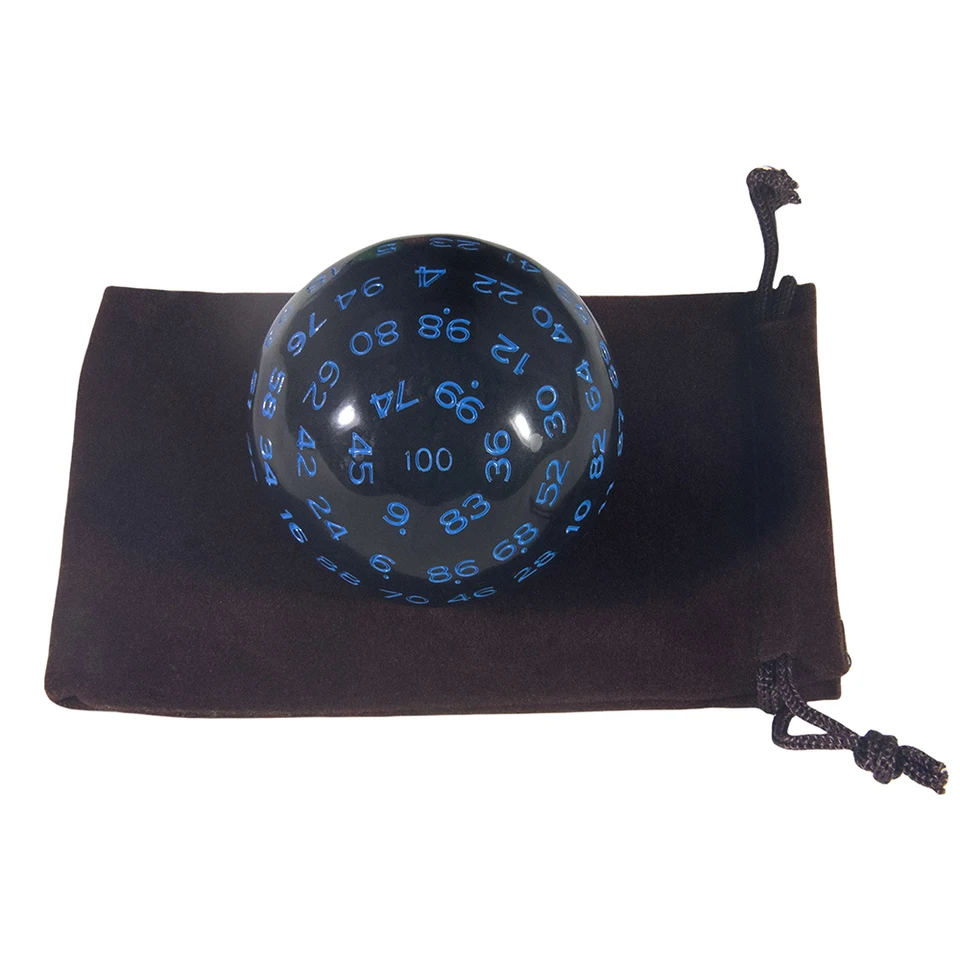 Set De 7 Dés Polyédriques 10 Mm - Multifaces (4 à 20 Faces), Phosphorescent Bleu - Pour Jeux De Société, Cadeau