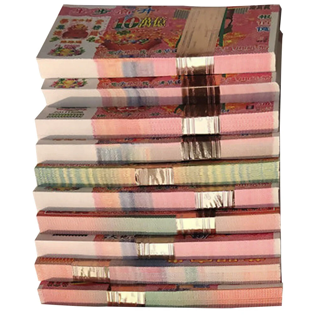1000 Sheets Bolivar Currency Paper Money Ghost Flame Sacrificing Accessories Banknote Wish fake money prop toy world original notes commemorative banknotes