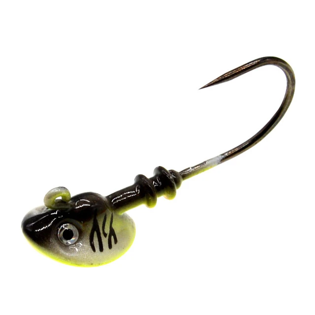 Fishing Lure Double Eyes Fish Jig Head Hook 7g 10g 14g 21g 28g