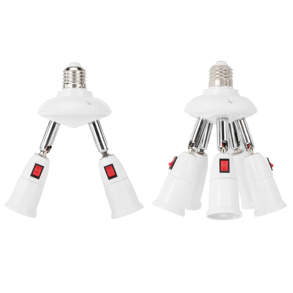 Description Picture 6 of itemE27 Lamp Holder Adjustable Rotary LED Light Bulb Socket Base Adapter Converter
