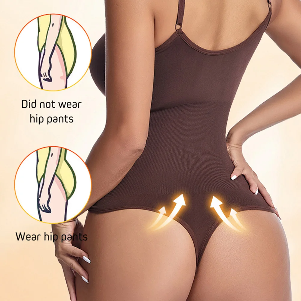 Frauen Nahtlose Shapewear Body Abnehmen Gürtel Sportliche Einteilige Body Shaper Bauch-steuer Overalls Taille Trainer Korsett – Detail 4