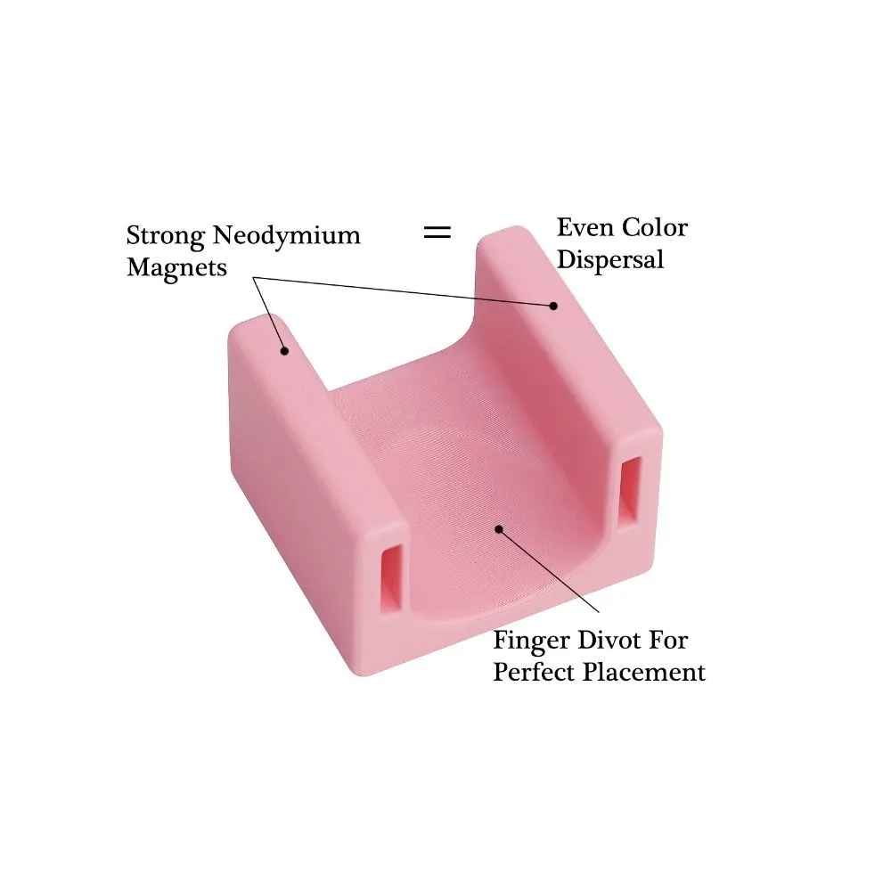 Creative Anti-slip Nail Finger Separator Anti-dirt Reusable Nail Separator Portable 5D Nail DIY Tool for Nail Polish Application