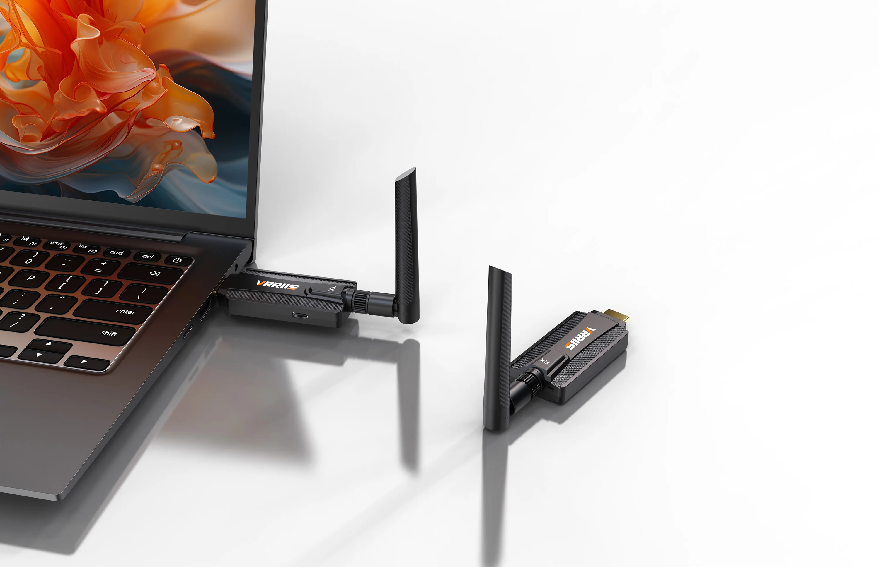Wireless HDMI Video Transmitter and Receiver 200M Mini Extender Support 1TX to 2