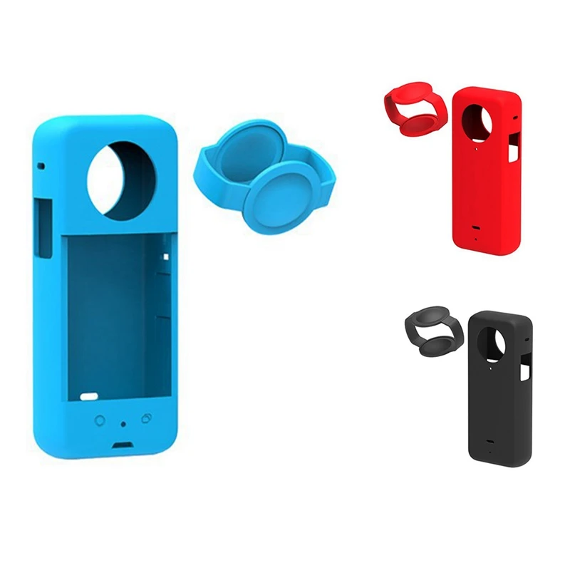 Custodia In Silicone Per Fotocamera Per Insta 360 One X3 Panoramic Action Camera Custodia Protettiva Antipolvere In Silicone Antigoccia,