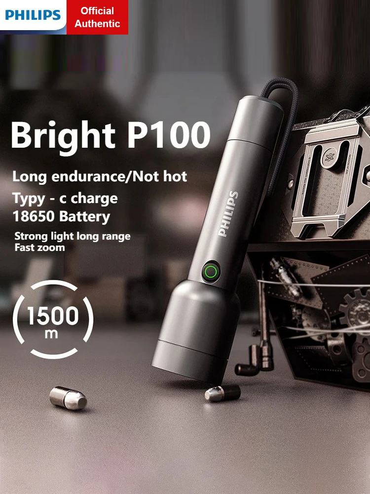 فيليبس جديد SFL1236 EDC مصباح يدوي محمول قابلة للش...