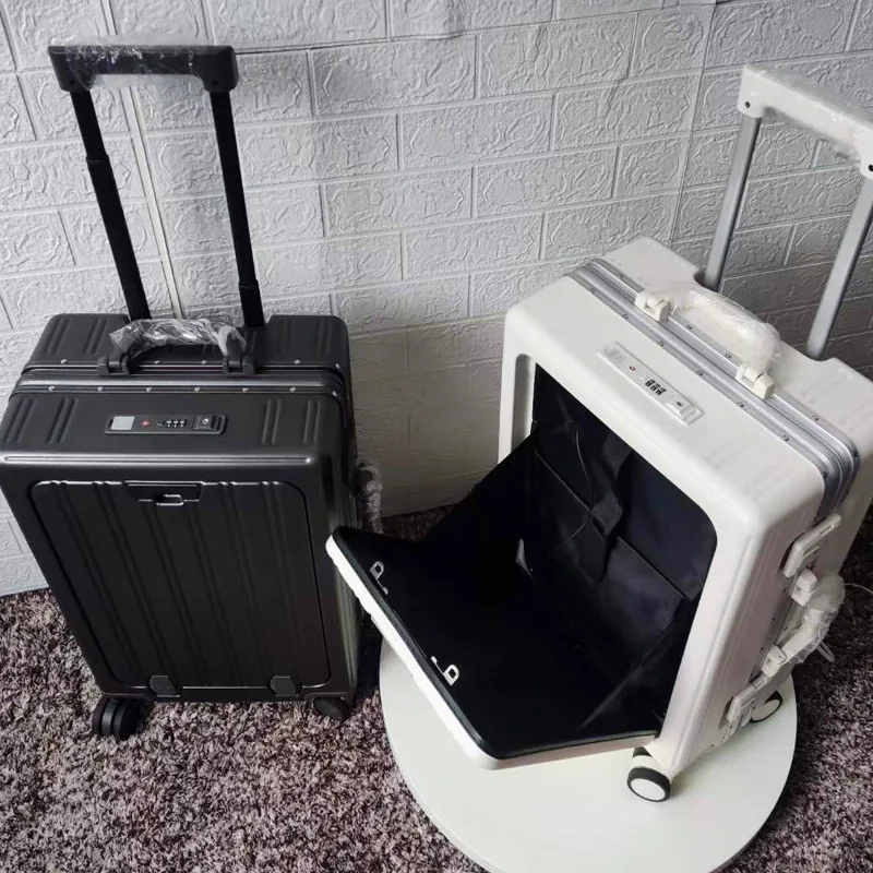 

New multi-functional aluminum frame pole password travel box