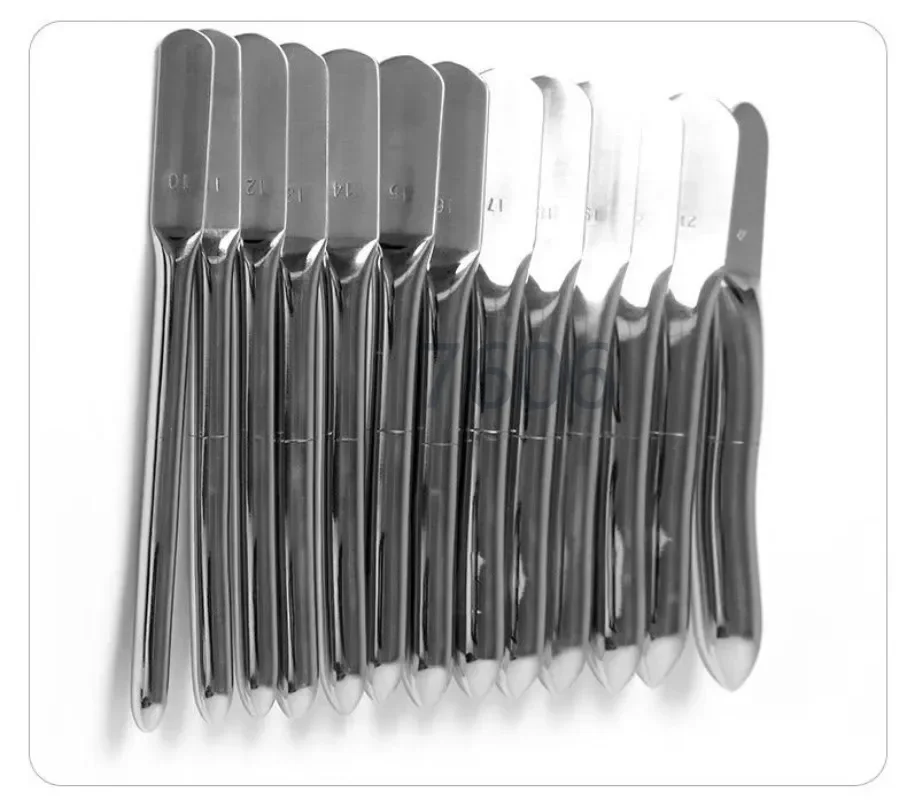 12pcs/ Kit 4-9.5mm Stainless Steel DILATOR Set Uterine Urethral Diagnostic Surgical Sounds
