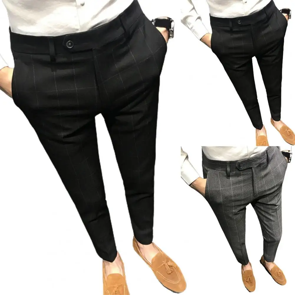 Primavera 2023 pantalones de hombre coreano Slim Fit hombres