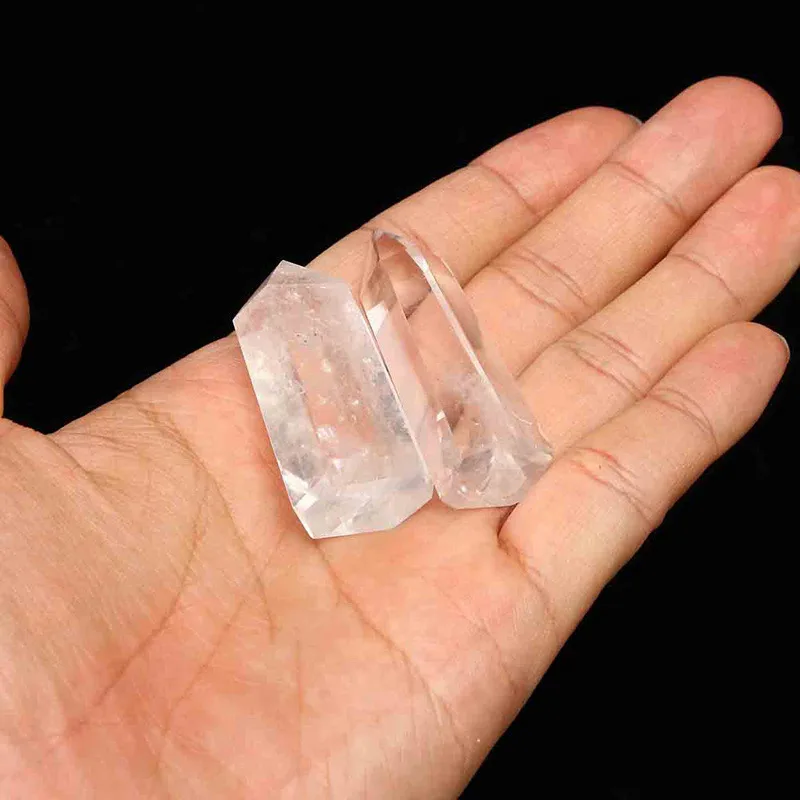 30-40mm Natural White Clear Quartz Crystal Point Wand Obelisk Reiki Healing Treatment Stone Ore Rock Ornament Home Decor Craft 2