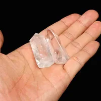 30-40mm Natural White Clear Quartz Crystal Point Wand Obelisk Reiki Healing Treatment Stone Ore Rock Ornament Home Decor Craft 2