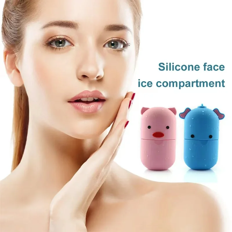 

Facial Ice Cube Mold Silicone Freezing Beauty Swelling Face Massager Moisturizing Washable Oven Icing Mold Reduce Acne Skin Care