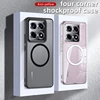 Compatible For Magsafe Clear Hard Case For Xiaomi 14T Pro / 14T Magnetic Wireless Charging Transparent Shell 4