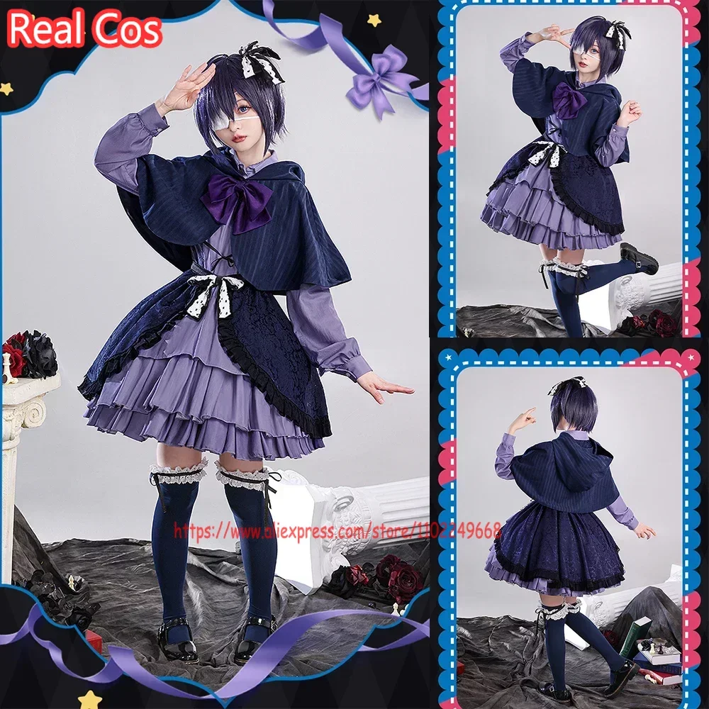 

COSGOGO Anime Love Chunibyo & Other Delusions Takanashi Rikka Cosplay Costume Halloween Outfits Women Dating Clothes