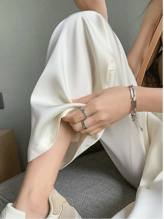 アリシアスタン Jenny  ジェニー クシュ紐 ボトム Mサイズ 白 ホワイト ALEXIA STAM（アリシアスタン）の「Boat Neck Sheer Cropped