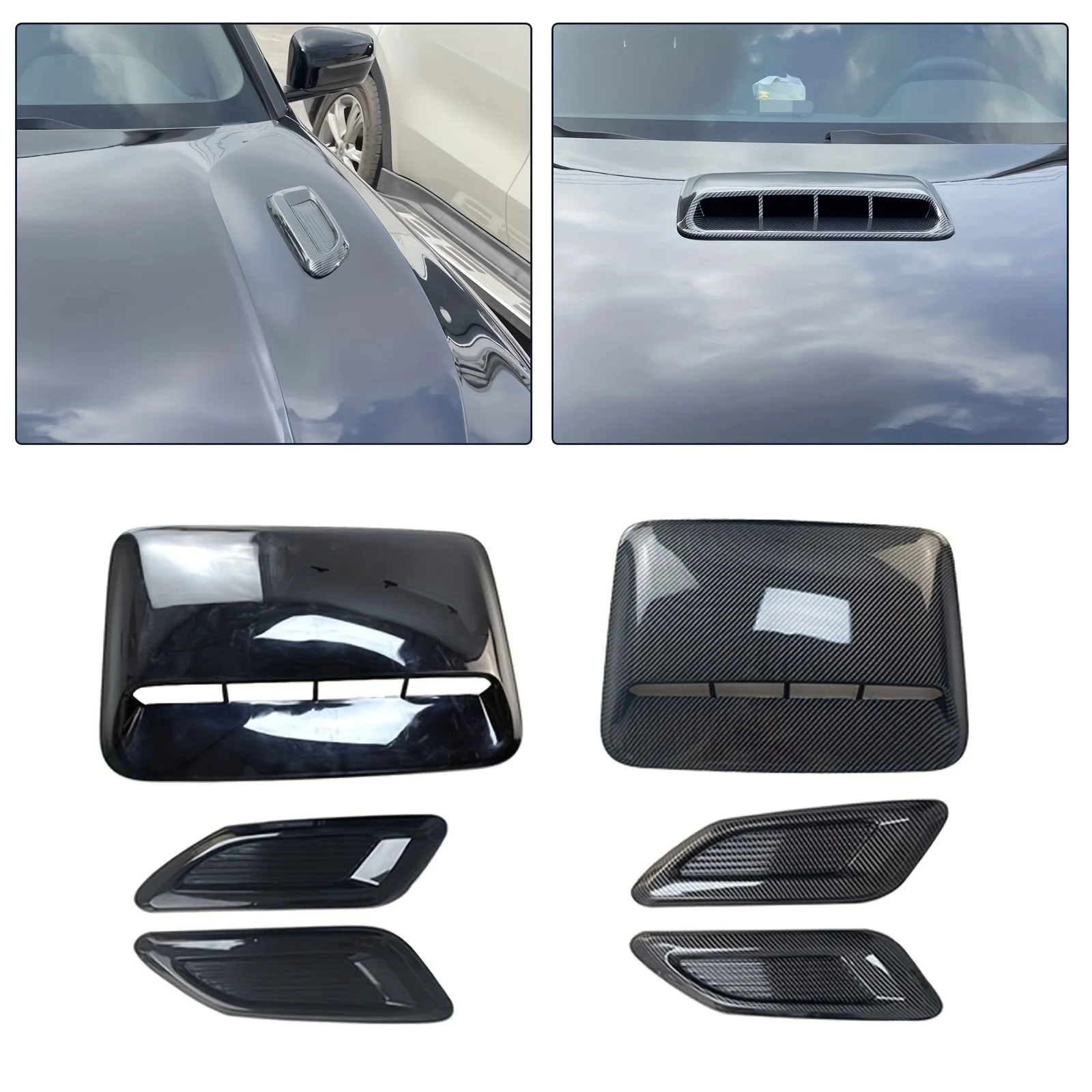 Guardabarros Lateral Para Coche, Cubiertas De Ventilación De Aire, Decoración De Branquias De Tiburón, Pegatina Duradera