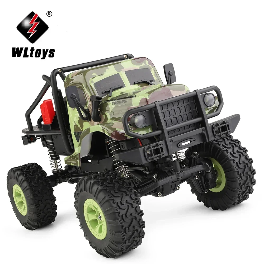 WLtoys 184021 Rc Car 4WD Electric Off-Road Climbing Car 1:18 Remote Control High-Speed Climbing Crawler Vehicle Toys for Kids 4