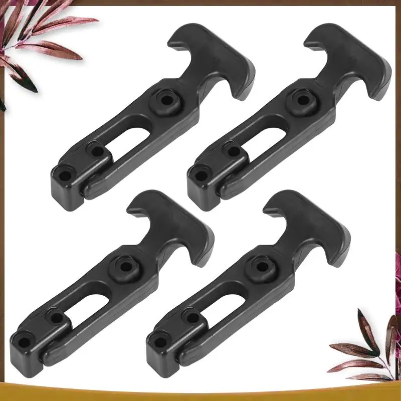 AB59-4Pcs T-핸들 고무 유연한 드로우 래치 도구 상자/쿨러/골프 카트/농기계 T-도구 상자 잠금 장치에 적합