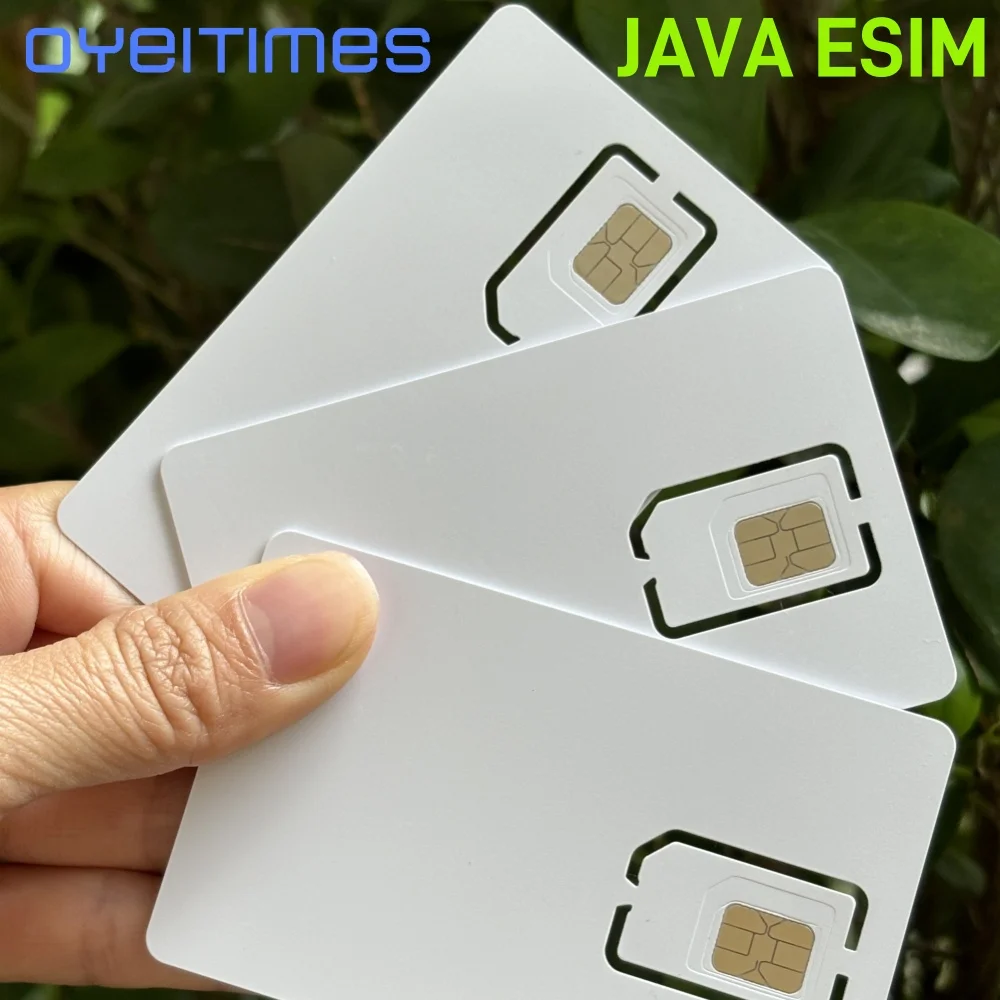 OYEITIMES 1 PC RSP vierge ESIM MINI Nano Micro Programmable JAVA ESIM carte 2FF 3FF 4FF GSMA pour les opérateurs de télécommunications