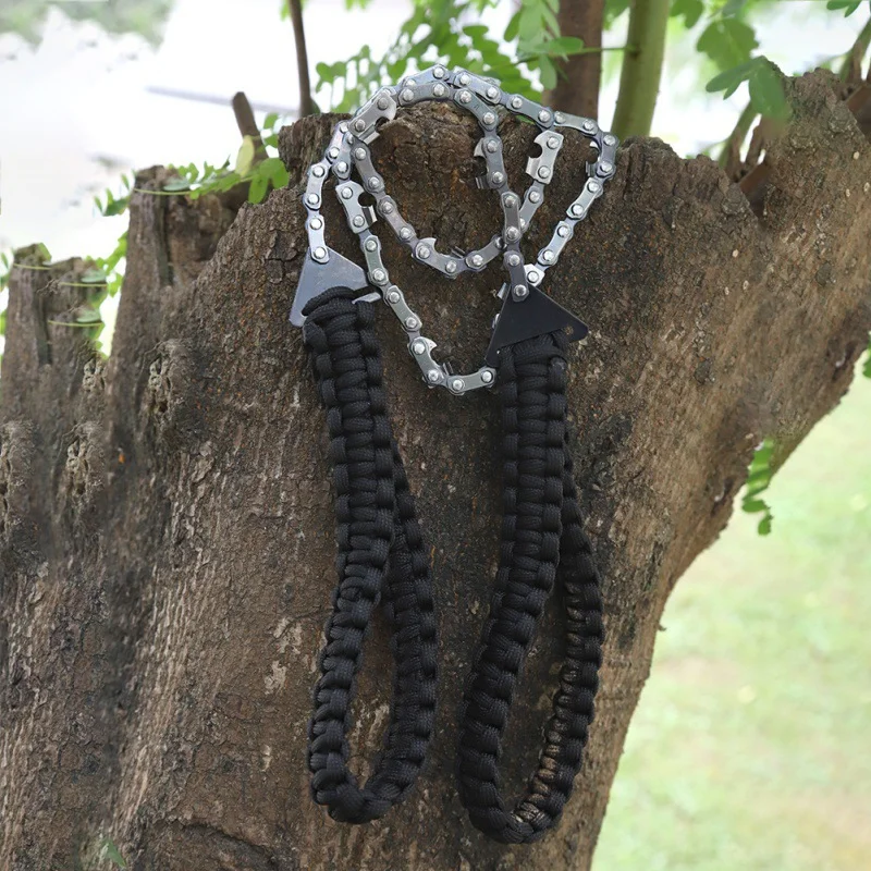 Pocket Chainsaw with Paracord Handle 5