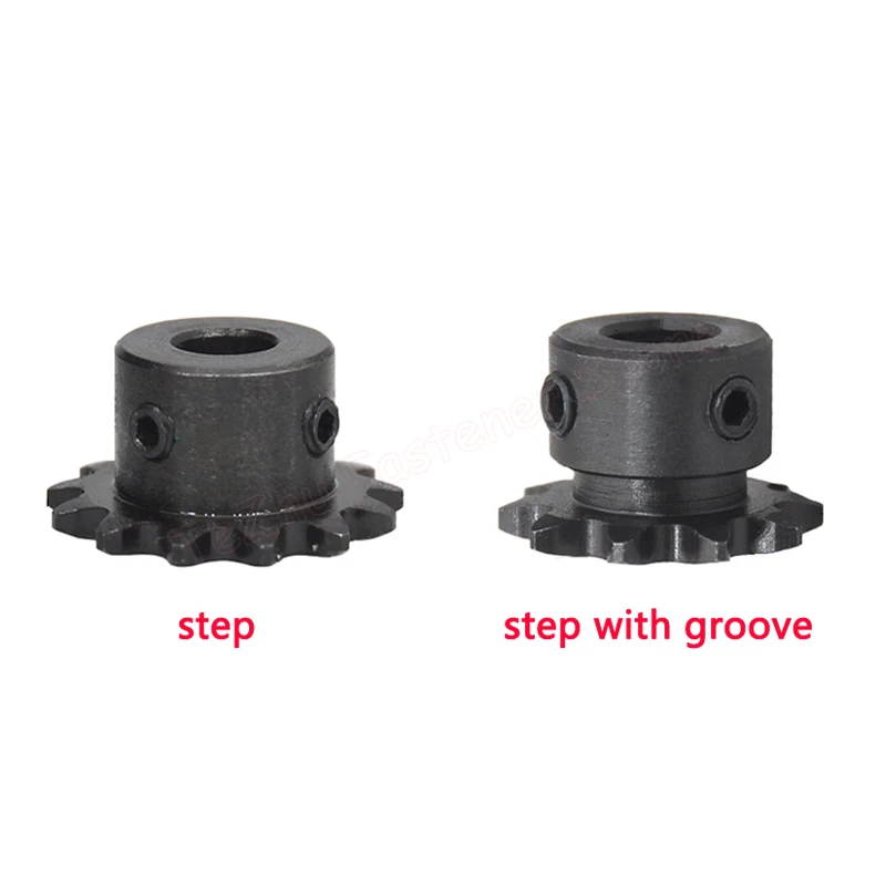 Description Picture 6 of item1pc 14 Teeth 04C Chain Gear 45# Steel 14T Industrial Transmission Drive Sprocket Wheel Bore Size 5 6 6.35 7 8 10 12 14 15mm