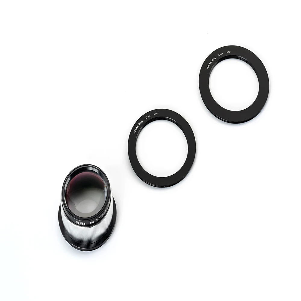 NiSi 49mm MC Close Up Lens 67mm 62mm Adapters Ring MC Close-up Camera Filter Lens 5