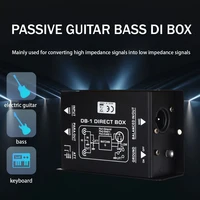 Passive audio DI Box 1-2 channels, mono sound system DI box direct connection box low noise, subwoofer, speaker, guitar, bass - Image 2