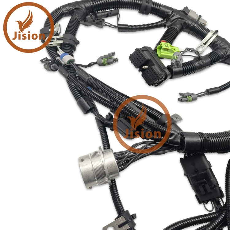 JISION Excavator Parts ISB5.9 QSB5.9 Electronic Control Module Wiring Harness 3958224