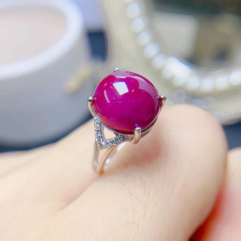 

Natural Ruby Rings for women silver 925 jewelry luxury gem stones 18k gold plated free shiping items