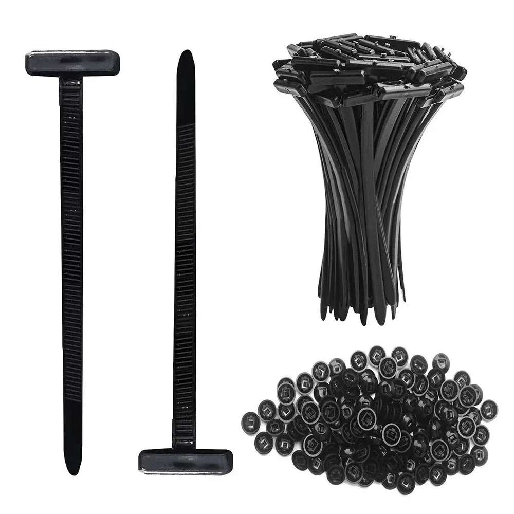 10-500 Nylon Cable Zip Self-Locking Heavy Duty Zip Ties Indoor & Outdoor General Purpose Cable Tie Buckles Releasable UV Resista