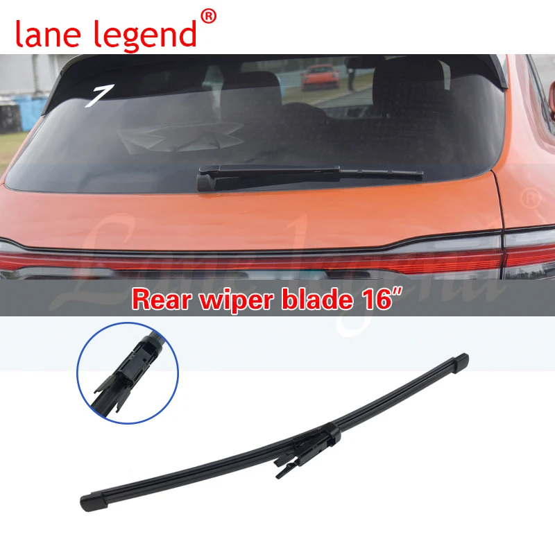 Für Porsche Macan 95B 2014 ~ 2023 Vorne Hinten Wischer Klingen Fenster Windschutzscheibe Windschutz Pinsel Cutter Reinigung Scheiben Zubehör – Detail 6