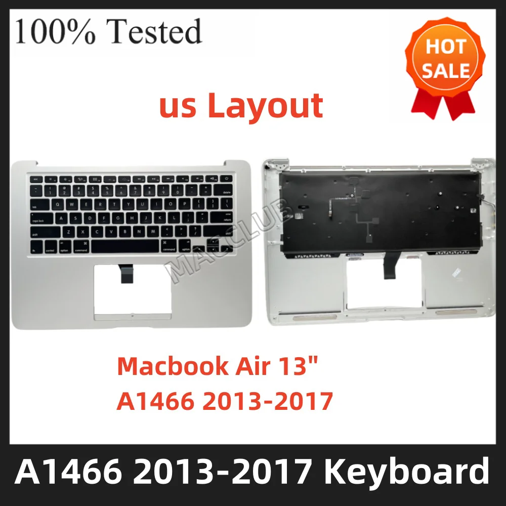 Clavier Pour MacBook Air A1466 EMC 3178 - Pour Pièces Détachées Ou Réparation - Ne Fonctionne Pas