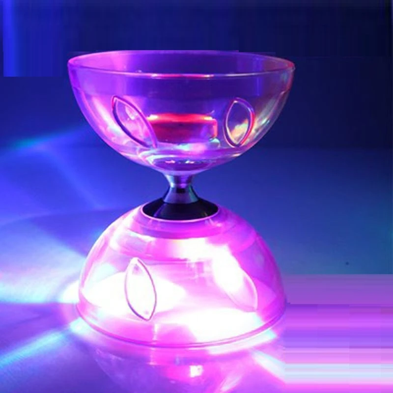 New-China Diabolo Suit Three Bearings China Diabolo Toy Luminous Children Pull The Bell. china diabolo toy