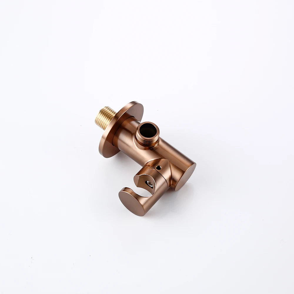 Shower Set Bath Brushed Rose Gold Rainfall Bathroom Faucet Brass Diverter Mixer Tap Hand Held 8-12" Head Wall Arm Valve Kit shower head shower set