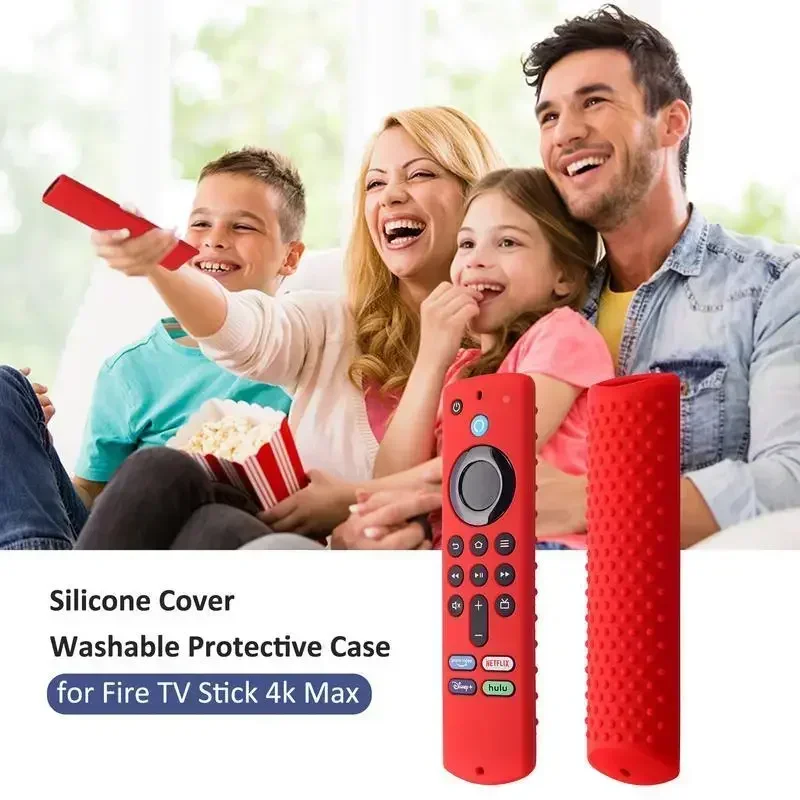 New Silicone Cover Fire TV Stick 4K Max 2023 Streaming Device Soft Remote  Case with Lanyard Anti-fall Protective Case - AliExpress