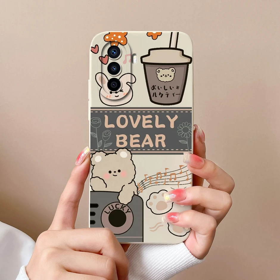 Matte Shockproof Silicone Butterfly Cartoon Back Cover