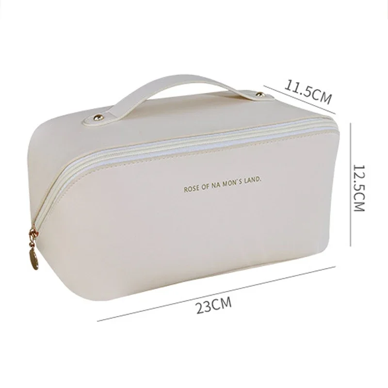 Makeup Organizer Female Toiletry Kit Bag Make Up Case Storage Pouch PU Lady Box, Cosmetic Bag, Organizer Bag For Travel Zip