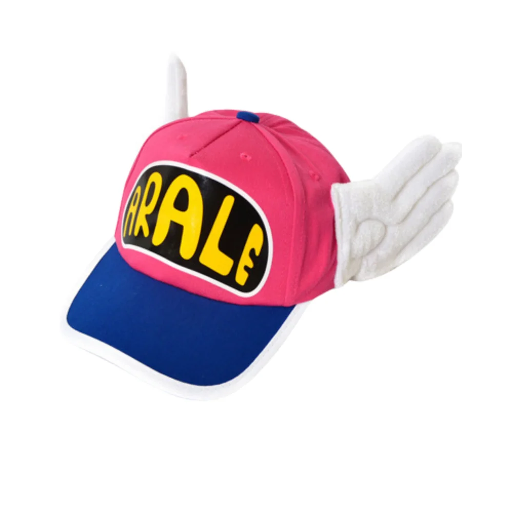 Arale Anime Dr.Slump Cosplay Norimaki Hat Children Wings Hats Cartoon Angel Cotton Baseball Cap Accessories baseball caps,cosplay hat,baseball hat