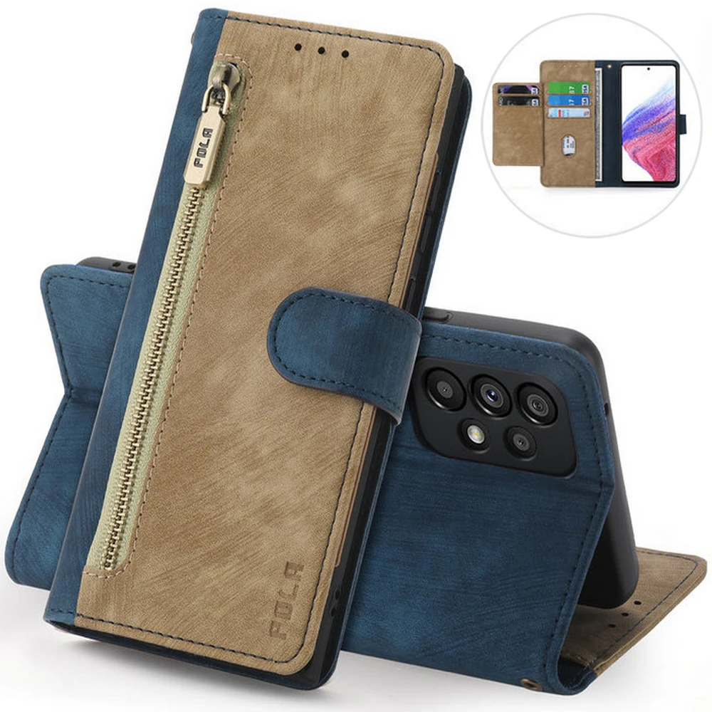 

Flip Case For Samsung Galaxy A52S 5G Luxury Zipper Leather Wallet Book Funda For Galaxy A12 A22 A 02 03 S A32 A42 A52 A72 Cover