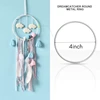 40 Pack 4 Inch Silver Dream Catcher Metal Rings Floral Hoops Wreath Macrame Creations Ring For Crafts DIY 2